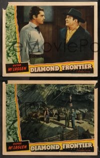 1d643 DIAMOND FRONTIER 4 LCs 1940 Victor McLaglen, John Loder, Anne Nagel, South Africa!