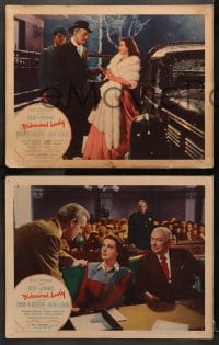 1d740 DISHONORED LADY 3 LCs 1947 sexy bad girl Hedy Lamarr, John Loder, film noir!