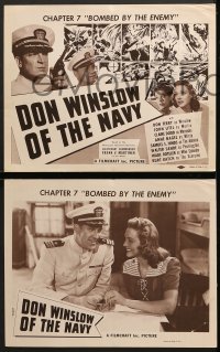 1d645 DON WINSLOW OF THE NAVY 4 chapter 7 LCs R1952 Universal war serial, Bombed By the Enemy!