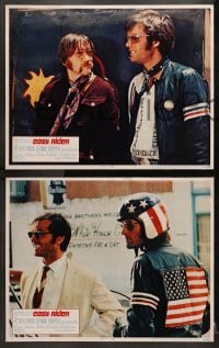 1d377 EASY RIDER 7 int'l LCs 1969 Peter Fonda, Karen Black, biker classic directed by Dennis Hopper!