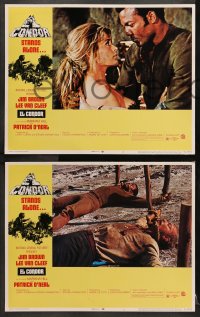1d108 EL CONDOR 8 LCs 1970 Jim Brown, Lee Van Cleef, Mariana Hill, and Iron Eyes Cody, western