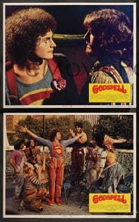 1d135 GODSPELL 8 LCs 1973 David Greene classic religious musical, great images of cast!