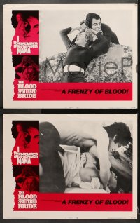 1d754 I DISMEMBER MAMA/BLOOD SPATTERED BRIDE 3 LCs 1974 frenzy of blood, haunting desires & revenge!