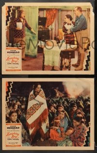 1d764 LAUGHING BOY 3 LCs 1934 great images of Native American Ramon Novarro & Lupe Velez!