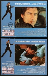 1d182 LIVING DAYLIGHTS 8 LCs 1987 most dangerous Timothy Dalton as super spy James Bond 007!