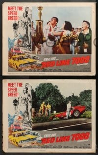 1d244 RED LINE 7000 8 LCs 1965 Howard Hawks, James Caan, car racing artwork, meet the speed breed!