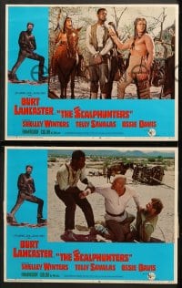 1d256 SCALPHUNTERS 8 LCs 1968 Burt Lancaster, Ossie Davis, Telly Savalas, Shelley Winters!