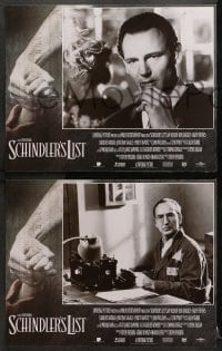 1d259 SCHINDLER'S LIST 8 LCs 1993 Steven Spielberg, Liam Neeson, Ralph Fiennes, WWII Best Picture!