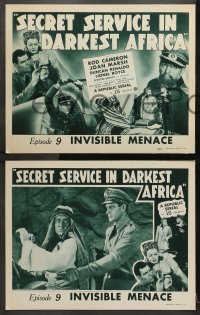 1d262 SECRET SERVICE IN DARKEST AFRICA 8 chapter 9 LCs 1943 Nazis, serial, Invisible Menace!