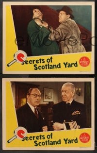 1d695 SECRETS OF SCOTLAND YARD 4 LCs 1944 does Stephanie Bachelor love a good man or a Nazi spy?