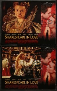 1d786 SHAKESPEARE IN LOVE 3 LCs 1998 great images of Gwyneth Paltrow & Joseph Fiennes, Colin Firth!