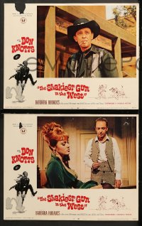 1d266 SHAKIEST GUN IN THE WEST 8 LCs 1968 wacky western, cowboy Don Knotts, pretty Barbara Rhoades!