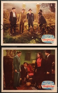 1d787 SHANGHAI CHEST 3 LCs 1948 Winters as Charlie Chan with Mantan Moreland & Deannie Best!