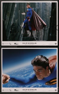 1d293 SUPERMAN RETURNS 8 LCs 2006 Bryan Singer, Routh, Bosworth, Kevin Spacey, Frank Langella!