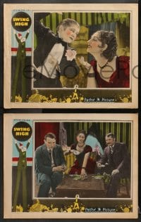 1d515 SWING HIGH 6 LCs 1930 pretty circus trapeze girl Helen Twelvetrees, all talking, all music!