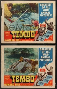 1d801 TEMBO 3 LCs 1952 World's Greatest Archer Howard Hill, bow and arrow hunting documentary!