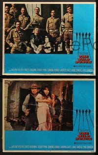 1d712 WILD BUNCH 4 LCs 1969 Sam Peckinpah cowboy classic, William Holden & Ernest Borgnine!