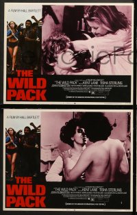 1d344 WILD PACK 8 LCs 1972 AIP biker gang movie inspired by Jorge Amado's classic novel!