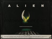 1f206 ALIEN British quad 1979 Ridley Scott outer space sci-fi monster classic, cool egg image!