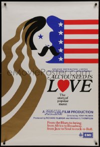 1f202 ALL YOU NEED IS LOVE English 1sh 1977 from the blues to swing, from Africa to Broadway!