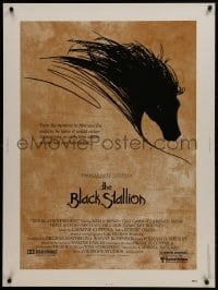 1g024 BLACK STALLION 30x40 1979 Kelly Reno, Teri Garr, Carroll Ballard, great horse artwork!