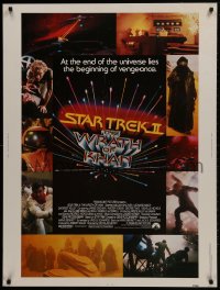 1g111 STAR TREK II 30x40 1982 The Wrath of Khan, Leonard Nimoy, William Shatner, sci-fi sequel!