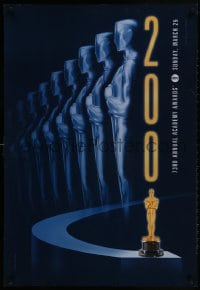 1g147 73RD ANNUAL ACADEMY AWARDS 1sh 2001 cool Alex Swart design & image of many Oscars!