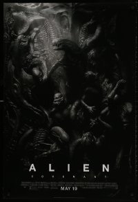 1g171 ALIEN COVENANT style D advance DS 1sh 2017 Ridley Scott, Fassbender, incredible sci-fi image!