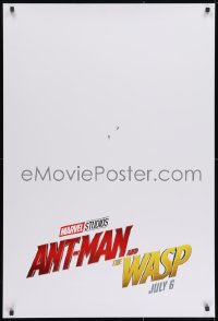 1g182 ANT-MAN & THE WASP teaser DS 1sh 2018 Marvel, Paul Rudd and Evangline Lilly in title roles!