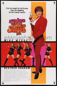 1g196 AUSTIN POWERS: THE SPY WHO SHAGGED ME DS 1sh 1999 Mike Myers, super sexy Heather Graham!