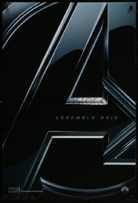 1g201 AVENGERS teaser DS 1sh 2012 Robert Downey Jr & The Hulk, assemble 2012!