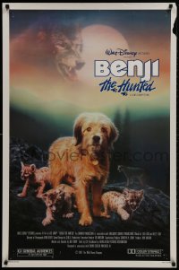 1g227 BENJI THE HUNTED 1sh 1987 great close up of Disney Border Terrier & cougar cub!