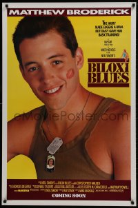 1g235 BILOXI BLUES advance 1sh 1988 military soldier Matthew Broderick, written by Neil Simon!