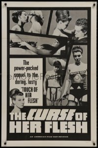 1g307 CURSE OF HER FLESH 1sh 1968 power-packed sequel to the daring lusty Touch of Her Flesh!
