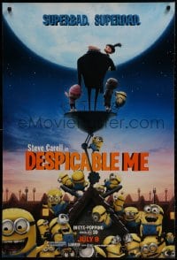 1g326 DESPICABLE ME advance DS 1sh 2010 July 9 style, Steve Carell, cute CGI, superbad, superdad!