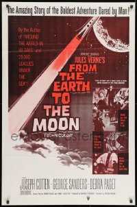 1g400 FROM THE EARTH TO THE MOON 1sh R1960s Jules Verne's boldest adventure dared by man!
