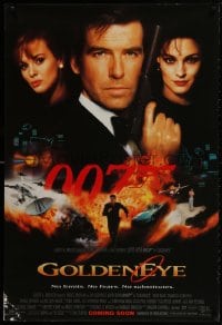 1g425 GOLDENEYE int'l advance DS 1sh 1995 Pierce Brosnan as secret agent James Bond 007!