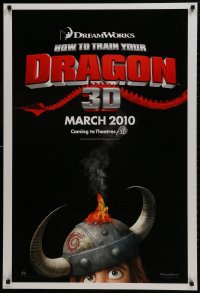 1g476 HOW TO TRAIN YOUR DRAGON teaser DS 1sh 2010 DeBlois & Sanders CGI animation!