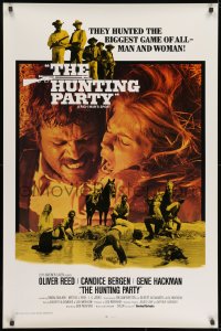 1g484 HUNTING PARTY int'l 1sh 1971 they hunted the deadliest game of all - 26 men and Candice Bergen!