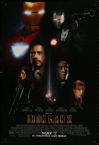 1g514 IRON MAN 2 advance DS 1sh 2010 Marvel, Downey Jr, Cheadle, Paltrow, Scarlett Johansson!