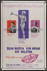 1g548 KISS ME, STUPID 1sh 1965 directed by Billy Wilder, Kim Novak, Dean Martin, Ray Walston!