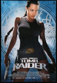1g557 LARA CROFT TOMB RAIDER advance 1sh 2001 sexy Angelina Jolie, from adventure video game!