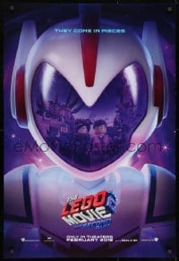 1g572 LEGO MOVIE 2: THE SECOND PART advance DS 1sh 2019 Chris Pratt, Tatum, they come in pieces!