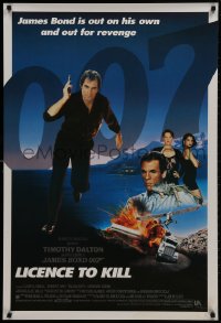 1g576 LICENCE TO KILL int'l 1sh 1989 Timothy Dalton as Bond is out on his own and seeking revenge!