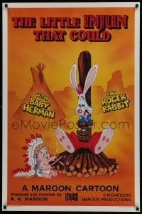 1g580 LITTLE INJUN THAT COULD Kilian 1sh 1988 Roger Rabbit & Baby Herman, Native American art!