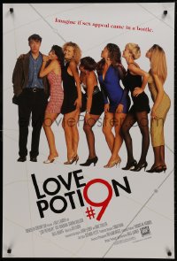 1g592 LOVE POTION #9 1sh 1992 great image of Tate Donovan with line of sexy women, imagine!