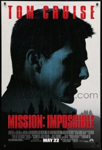 1g625 MISSION IMPOSSIBLE advance DS 1sh 1996 Tom Cruise, Jon Voight, Brian De Palma directed!