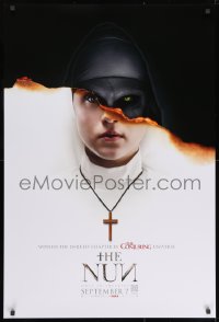 1g657 NUN teaser DS 1sh 2018 creepy image, witness the darkest chapter in The Conjuring universe!