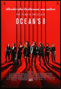 1g661 OCEAN'S 8 advance DS 1sh 2018 Bullock, Blanchett, Hathaway, Kaling, Paulson, Rihanna, Damon!