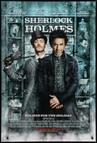 1g783 SHERLOCK HOLMES advance DS 1sh 2009 Guy Ritchie directed, Robert Downey Jr., Jude Law!